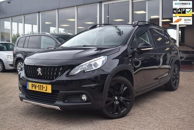 Zwart Gebruikt 2017 Peugeot 2008 GT-line SUV | € 9.975 (Goede deal) - Afbeelding 1/4