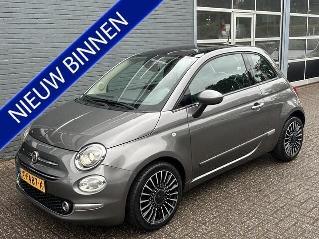 Grijs Gebruikt 2019 Fiat 500 Lounge Hatchback | € 11.950 (Eerlijke prijs) - Afbeelding 1/4