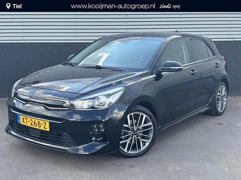 Zwart Gebruikt 2019 Kia Rio GT-Line Hatchback | € 13.900 (Eerlijke prijs) - Afbeelding 1/4