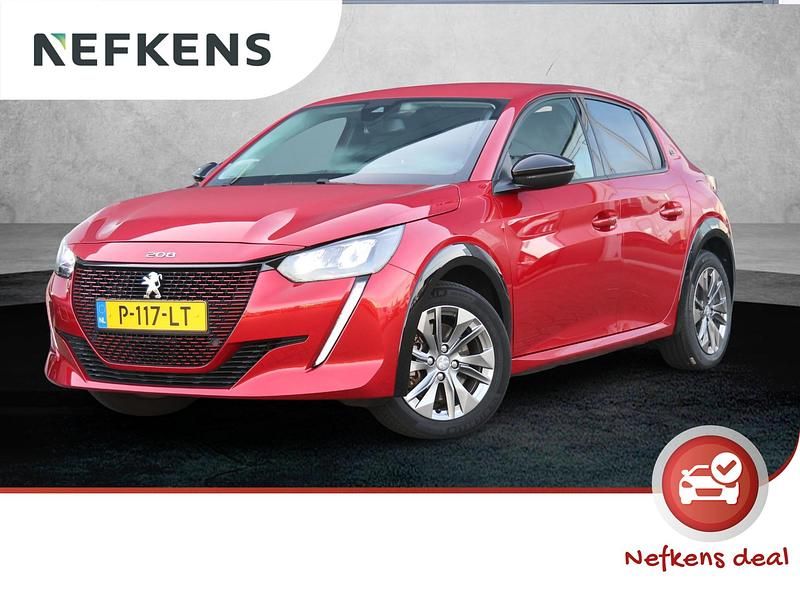 Rood Gebruikt 2022 Peugeot e-208 Allure Hatchback | € 16.925 (Eerlijke prijs) - Afbeelding 1/4