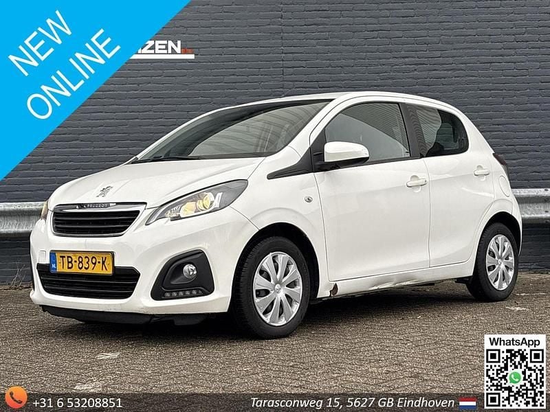 Wit Occasion 2018 Peugeot 108 Active Hatchback | € 3.500 (Super prijs) - Afbeelding 1/4