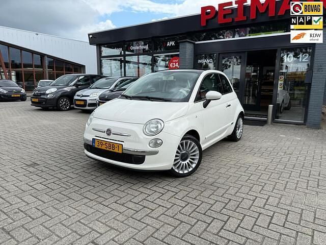 Wit Gebruikt 2011 Fiat 500 Lounge Hatchback | € 7.250 (Eerlijke prijs) - Afbeelding 1/4