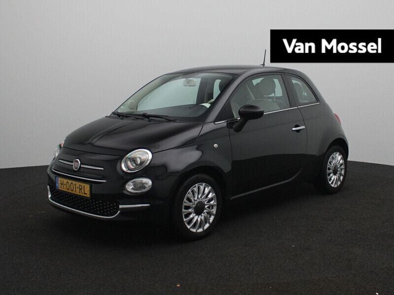 Zwart Gebruikt 2020 Fiat 500 Lounge Hatchback | € 11.440 (Goede deal) - Afbeelding 1/4