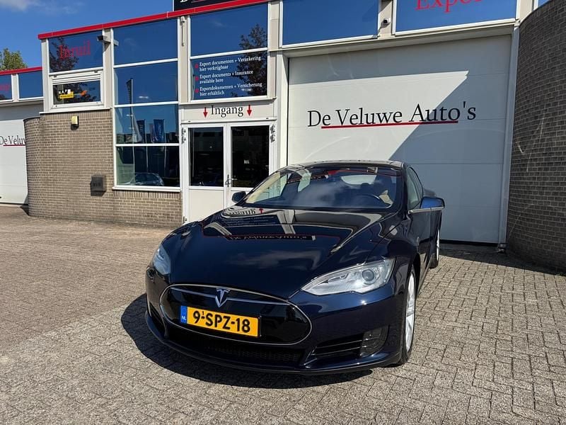 Occasion Tesla Model S 235 kW (320 PK) 2013 Blauw Hatchback