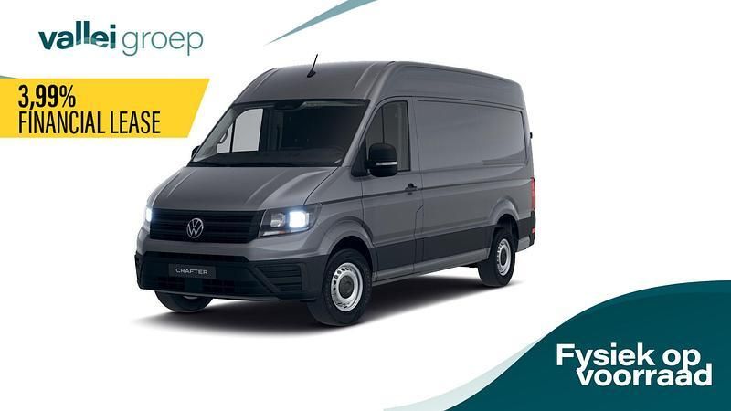 Grijs Nieuw 2024 VW Crafter Trendline Van | € 37.800 - Afbeelding 1/4