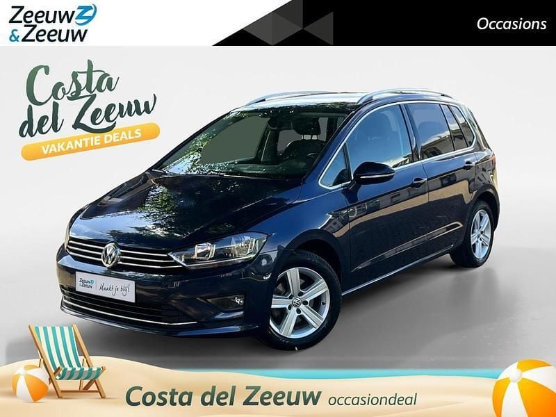 Blauw Gebruikt 2014 VW Golf Sportsvan Highline MPV | € 10.995 (Eerlijke prijs) - Afbeelding 1/4