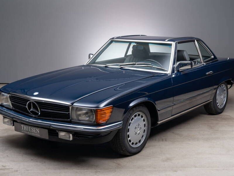 Blauw Gebruikt 1983 Mercedes SL500 Cabriolet | € 49.500 - Afbeelding 1/4