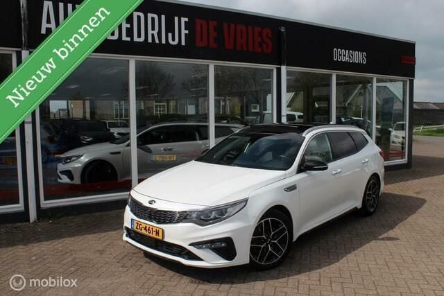 Wit Gebruikt 2019 Kia Optima GT-Line Stationwagen | € 21.950 (Eerlijke prijs) - Afbeelding 1/4