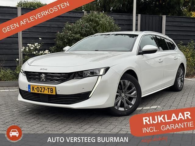 Wit Gebruikt 2021 Peugeot 508 Allure Stationwagen | € 21.950 (Eerlijke prijs) - Afbeelding 1/4