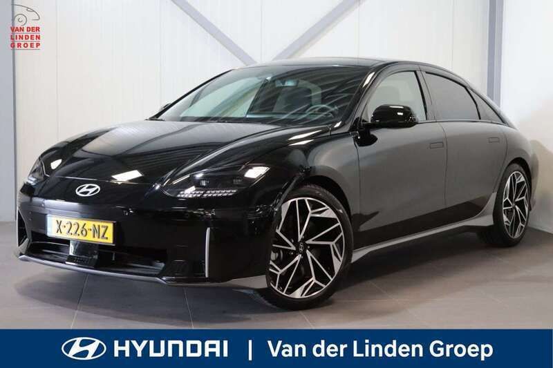 Abbys black (zwart metallic) Gebruikt 2024 Hyundai Ioniq 6 Edition Sedan | € 39.995 (Duur) - Afbeelding 1/4