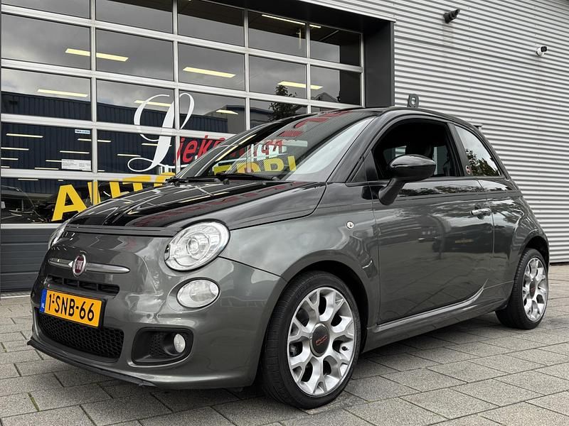 Grijs Gebruikt 2013 Fiat 500S Hatchback | € 7.950 (Eerlijke prijs) - Afbeelding 1/4
