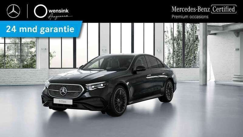 Zwart, metallic lak Gebruikt 2024 Mercedes E300 AMG line Sedan | € 71.850 (Duur) - Afbeelding 1/4