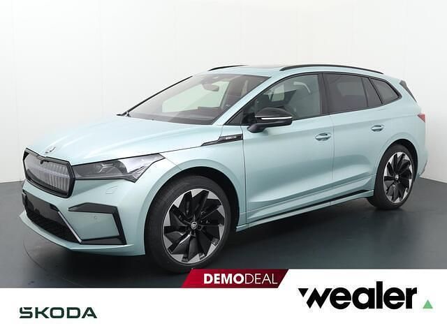 Grijs Gebruikt 2024 Skoda Enyaq iV SportLine SUV | € 39.840 (Duur) - Afbeelding 1/4
