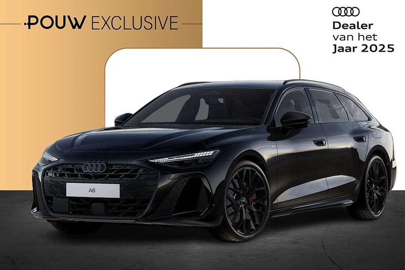 Zwart Nieuw 2025 Audi A6 S-Line Stationwagen | € 82.750 (Eerlijke prijs) - Afbeelding 1/4