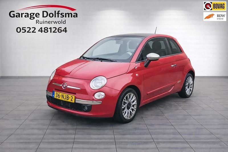 Rood Occasion 2010 Fiat 500C Lounge Cabriolet | € 3.950 (Eerlijke prijs) - Afbeelding 1/3