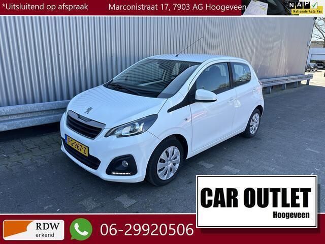 Wit Gebruikt 2017 Peugeot 108 Active Hatchback | € 5.750 (Eerlijke prijs) - Afbeelding 1/4