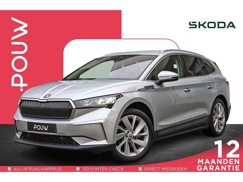 Grijs Gebruikt 2021 Skoda Enyaq iV SportLine SUV | € 21.450 (Super prijs) - Afbeelding 1/4