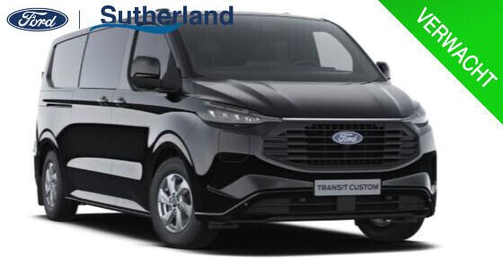 Zwart Nieuw 2025 Ford Transit Custom Limited Van | € 49.441 (Eerlijke prijs) - Afbeelding 1/4