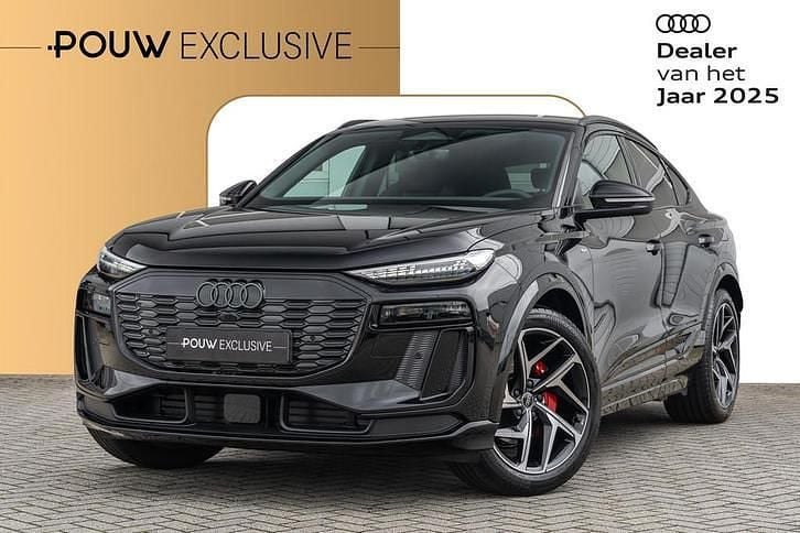 Zwart Nieuw 2025 Audi Q6 Sportback e-tron S-Line SUV | € 71.750 (Super prijs) - Afbeelding 1/4