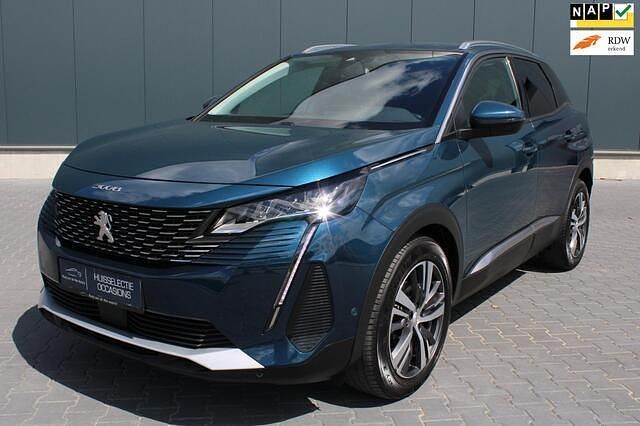 Blauw Gebruikt 2021 Peugeot 3008 Allure SUV | € 16.920 (Goede deal) - Afbeelding 1/4