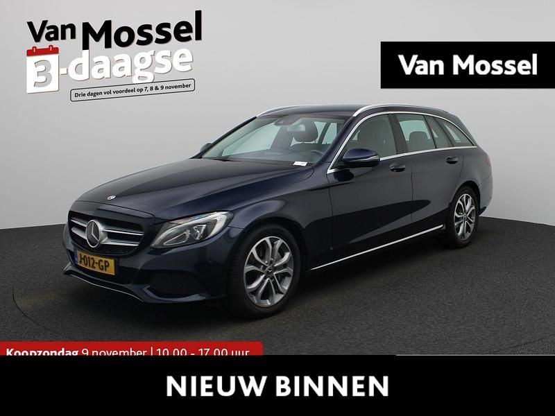 Blauw Gebruikt 2017 Mercedes C250 Premium Plus Stationwagen | € 23.900 (Iets duurder) - Afbeelding 1/4