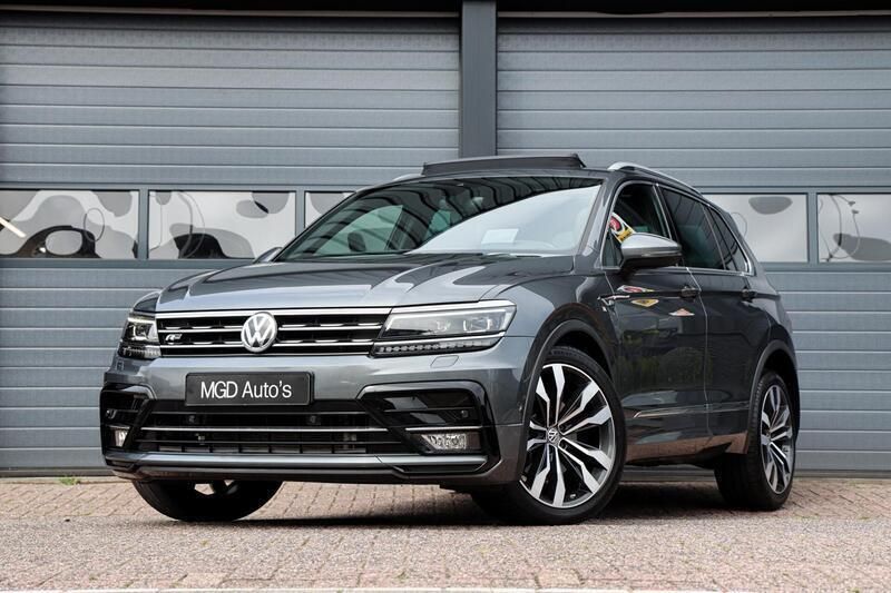 Grijs Gebruikt 2018 VW Tiguan R-line SUV | € 31.950 (Eerlijke prijs) - Afbeelding 1/4