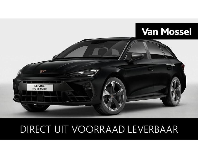 Zwart Nieuw 2025 Cupra Leon Stationwagen | € 47.718 (Eerlijke prijs) - Afbeelding 1/4