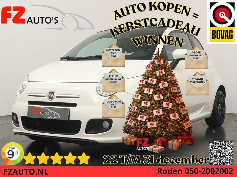Wit Gebruikt 2013 Fiat 500C Lounge Cabriolet | € 6.945 (Goede deal) - Afbeelding 1/4