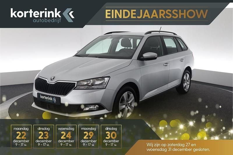 Grijs Gebruikt 2021 Skoda Fabia Ambition Stationwagen | € 12.950 (Eerlijke prijs) - Afbeelding 1/4