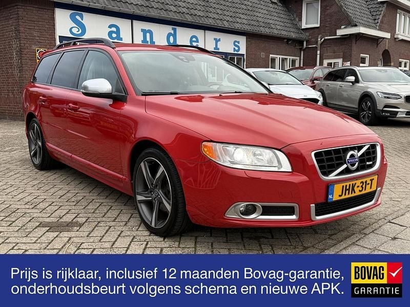 Rood Occasion 2012 Volvo V70 R-Design Stationwagen | € 9.950 (Eerlijke prijs) - Afbeelding 1/4