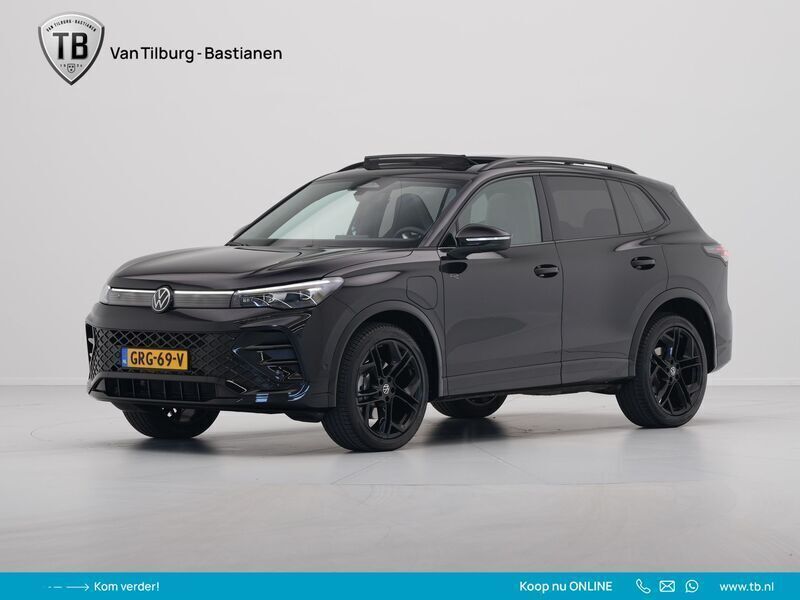 Zwart Gebruikt 2024 VW Tiguan R-line Edition SUV | € 53.940 (Eerlijke prijs) - Afbeelding 1/4