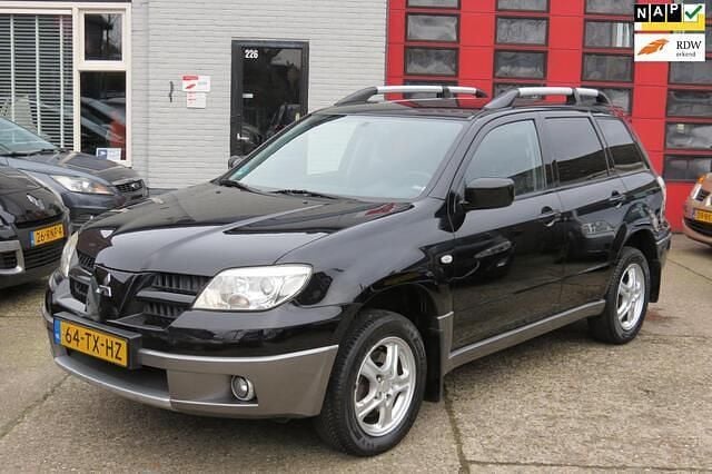 Occasion Mitsubishi Outlander Invite+ 136 PK (100 kW) 2007 Zwart SUV