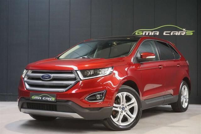 Rood Gebruikt 2017 Ford Edge Titanium SUV | € 19.499 - Afbeelding 1/4