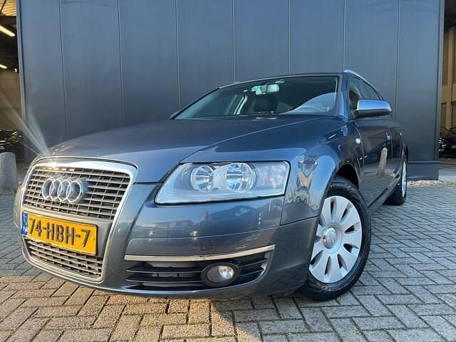 Blauw (metallic) Occasion 2008 Audi A6 Stationwagen | € 2.995 (Goede deal) - Afbeelding 1/4