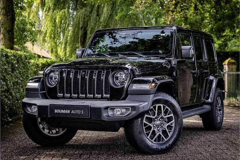 Zwart, metallic lak Gebruikt 2021 Jeep Wrangler Unlimited 80th Anniversary SUV | € 51.950 (Eerlijke prijs) - Afbeelding 1/4