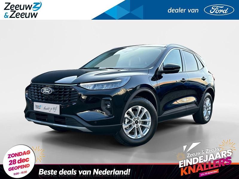 Zwart Nieuw 2025 Ford Kuga Titanium SUV | € 41.052 (Super prijs) - Afbeelding 1/4