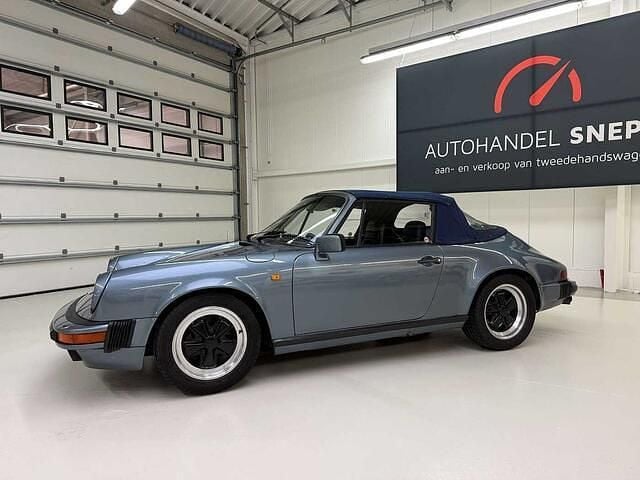 Occasion Porsche 911 Carrera Cabriolet 231 PK (169 kW) 1984 Blauw Cabriolet