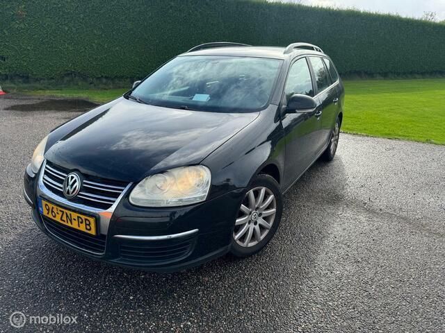 Zwart Gebruikt 2008 VW Golf VI Comfortline Stationwagen | € 1.490 - Afbeelding 1/4