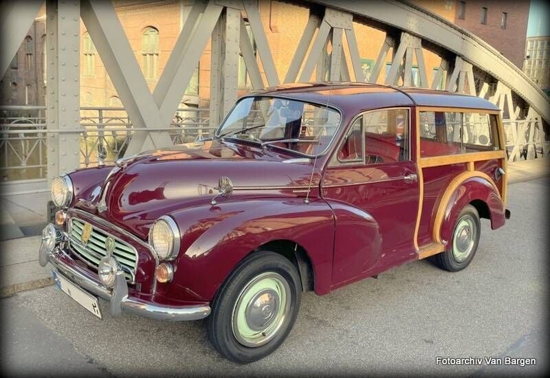 Roodmaroon Gebruikt 1970 Morris Minor Stationwagen | € 19.900 - Afbeelding 1/4