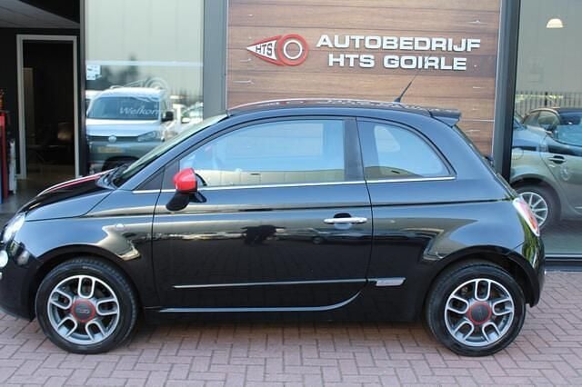 Zwart Gebruikt 2009 Fiat 500 Hatchback | € 4.250 (Eerlijke prijs) - Afbeelding 1/4