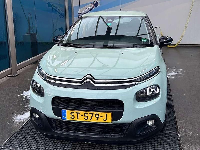Groen Gebruikt 2018 Citroën C3 Feel Hatchback | € 8.950 (Iets duurder) - Afbeelding 1/4