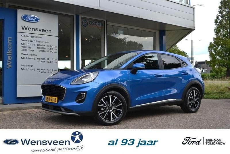 Blauw (metallic) Gebruikt 2020 Ford Puma Titanium SUV | € 18.395 (Goede deal) - Afbeelding 1/3