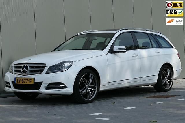 Wit Gebruikt 2013 Mercedes C180 Ambition Stationwagen | € 9.940 (Eerlijke prijs) - Afbeelding 1/4