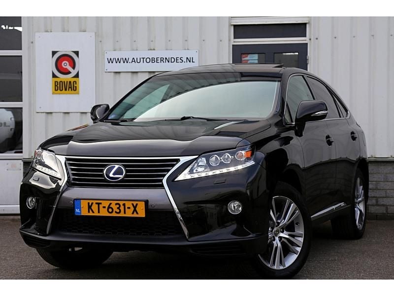 Zwart, metallic lak Gebruikt 2015 Lexus RX450h SUV | € 26.900 (Iets duurder) - Afbeelding 1/4