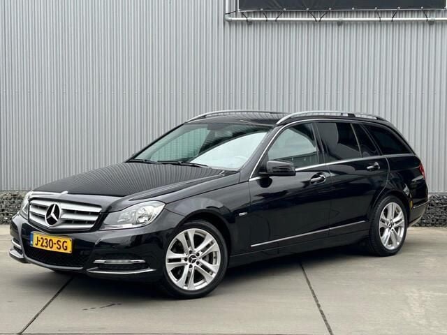Zwart Gebruikt 2011 Mercedes C180 Avantgarde Stationwagen | € 7.995 (Eerlijke prijs) - Afbeelding 1/4