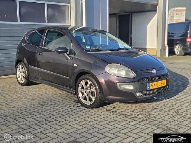 Zwart Occasion 2010 Fiat Punto Evo Sport Hatchback | € 1.999 (Super prijs) - Afbeelding 1/4