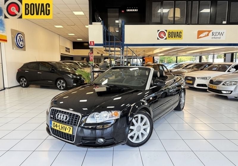 Zwart Gebruikt 2006 Audi A4 Cabriolet Proline Cabriolet | € 8.650 - Afbeelding 1/4