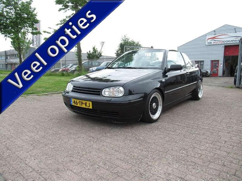 Zwart Gebruikt 2000 VW Golf Cabriolet Cabriolet | € 8.950 - Afbeelding 1/4