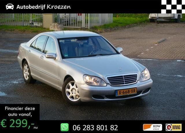 Grijs, metallic lak Gebruikt 2005 Mercedes S500 Sedan | € 11.950 - Afbeelding 1/4