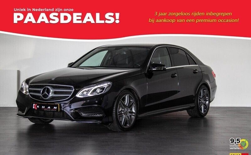 Zwart Gebruikt 2013 Mercedes E300 Ambition Sedan | € 19.495 - Afbeelding 1/4